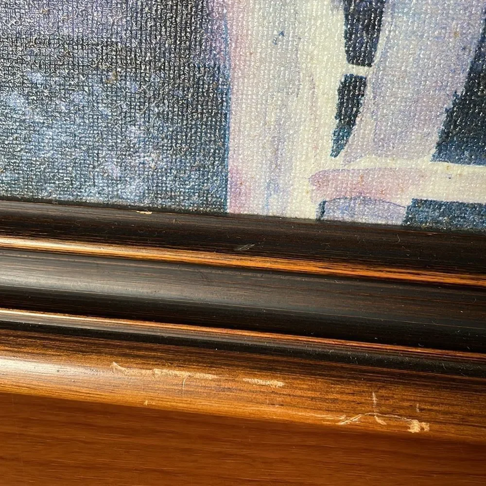 “Morning Arrangement,” by Patton Wilson Very Large Framed Canvas Print (31x22.5)